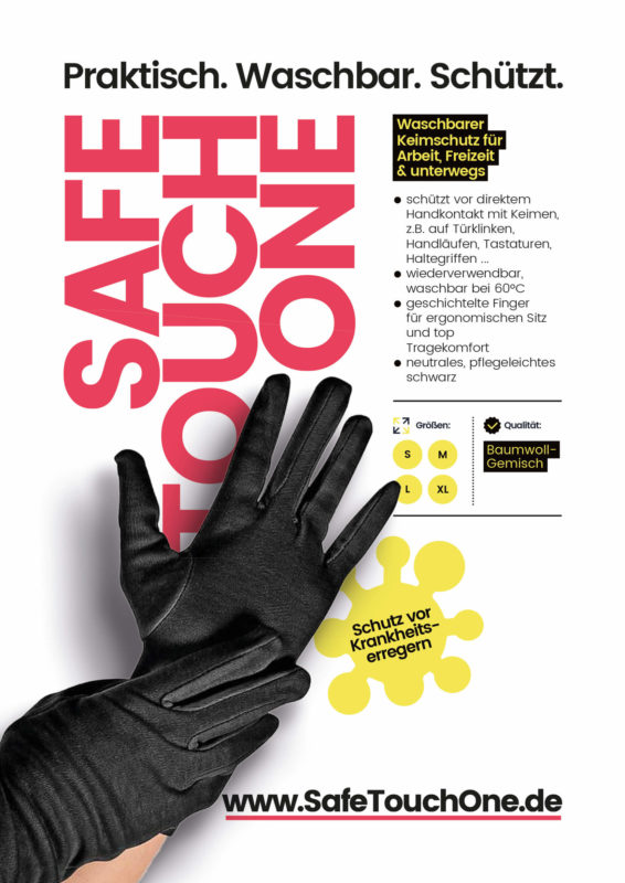 SafeTouchOne Flyer Vorderseite